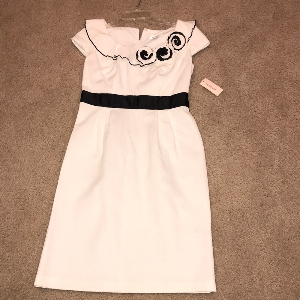 Dress Barn White Sheath Dress